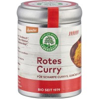 Curry rosu pentru orez, legume si carne bio